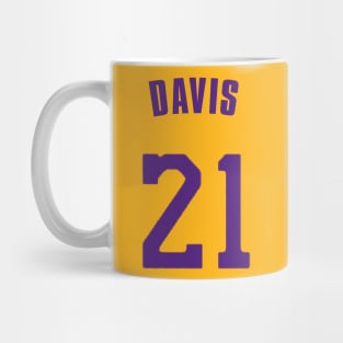 Anthony Davis Jersey - NBA Los Angeles Lakers Mug